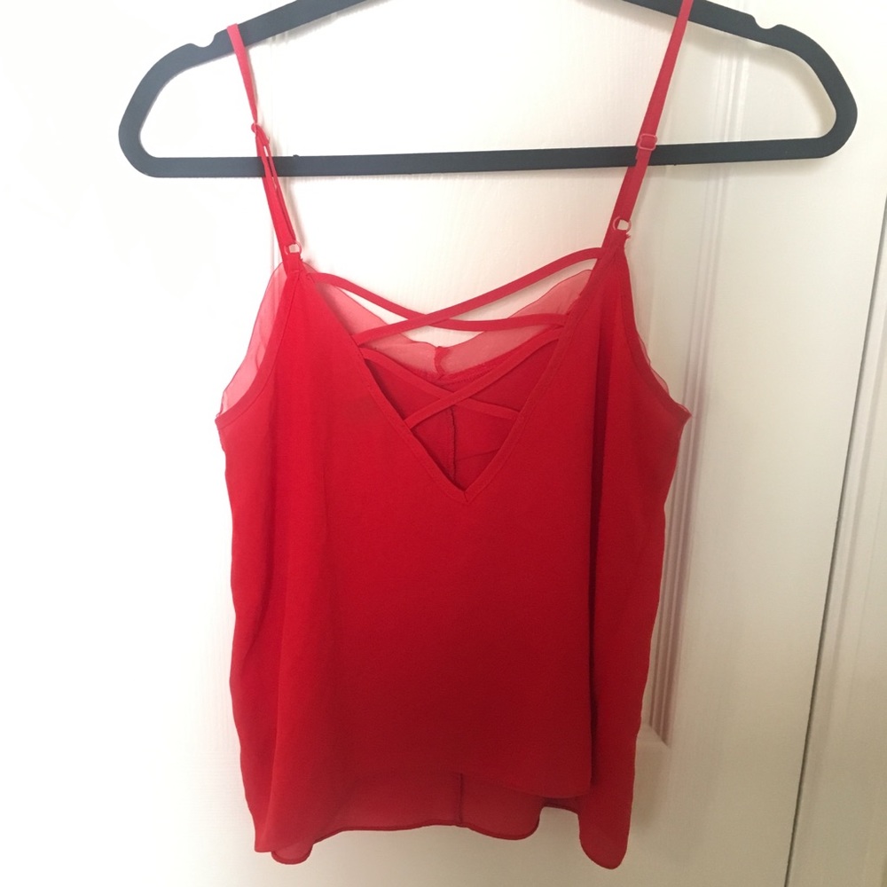 Red ASOS Tank Top - Picture 2 of 3